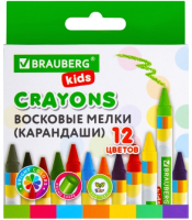 Восковые мелки Brauberg Kids / 271696 (12цв) - 