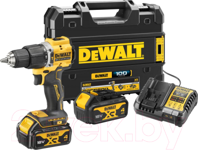 Изображение товара Профессиональная дрель-шуруповерт DeWalt DCD100YM2T