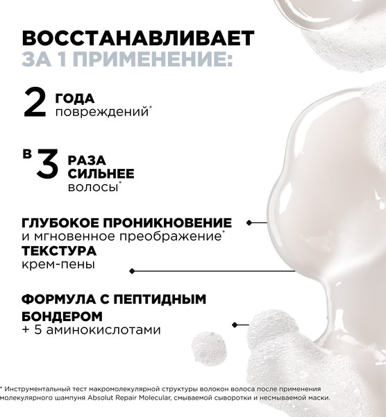 Шампунь для волос L'Oreal Professionnel Serie Expert Absolut Repair Molecular (500мл)