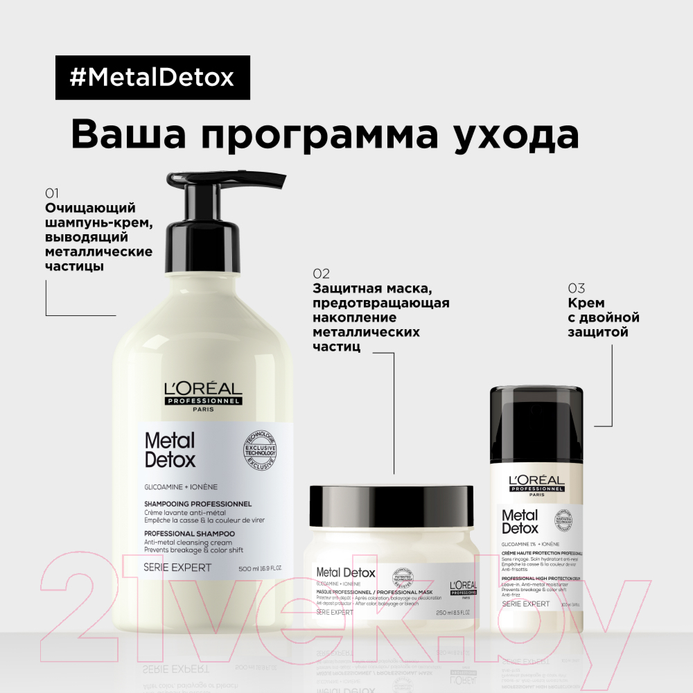 Шампунь для волос L'Oreal Professionnel Serie Expert Мetal Detox