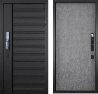 

Входная дверь, Пиано Смарт 77-1 бетон невский