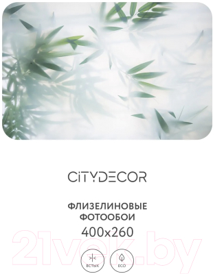 Фотообои листовые Citydecor Цветы и растения 153 (400x260см)