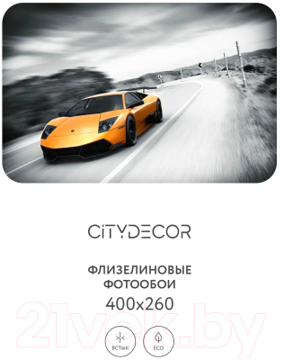 Фотообои листовые Citydecor Транспорт 28 (400x260см)