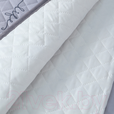 Комплект постельного белья с покрывалом Атра Позитив / 10617329 (светло-серый)