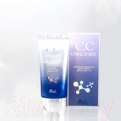 СС-крем Ekel Cream Collagen SPF 50+ PA+++ (50мл)