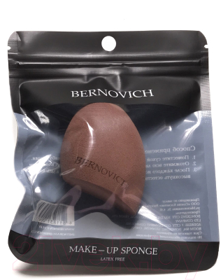 Спонж для макияжа Bernovich срезанная капля (dark chocolate)