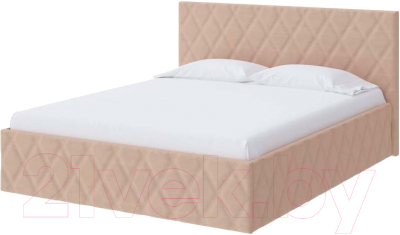 Двуспальная кровать Proson Fresco Forest 730 120x200  (миндальный)