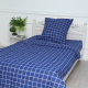 Комплект постельного белья с покрывалом Атра Таттерсол / 10617326 (темно-синий) - 