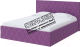 Двуспальная кровать Proson Fresco Forest 741 80x200  (светло-фиолетовый) - 