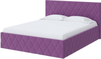 Двуспальная кровать Proson Fresco Forest 741 120x200  (светло-фиолетовый) - 