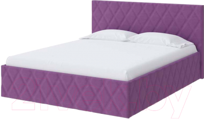 Двуспальная кровать Proson Fresco Forest 741 180x200  (светло-фиолетовый)