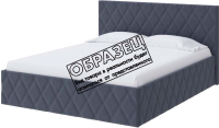 Двуспальная кровать Proson Fresco Forest 17 80x200  (серый) - 