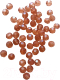 Набор бусин декоративных ХоббиБум Акриловые граненые круглые 10мм 500гр (коричневый) - 
