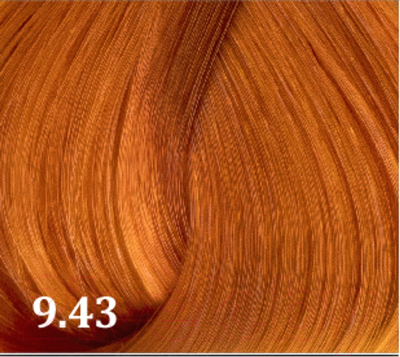 Крем-краска для волос Bouticle Atelier Color Integrative 9.43 (80мл, блондин медно-золотистый)
