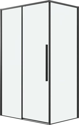 Душевой уголок Grossman Galaxy 100x80x195 / 120.K33.01.1080.21.00 (черный матовый/прозрачное стекло) - 