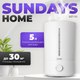 Ультразвуковой увлажнитель воздуха Sundays Home BZT-115 - 