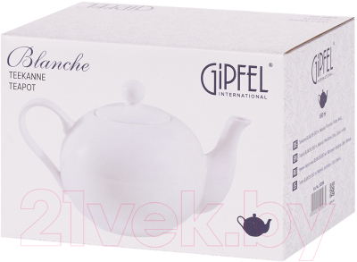 Заварочный чайник Gipfel Blanche 52097 (белый)