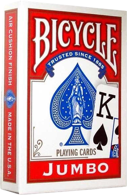 Игральные карты Bicycle Rider Back International Jumbo Index Red / 1004380-r - 