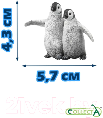 Фигурка коллекционная Collecta Императорский пингвин детеныш / 88964b 