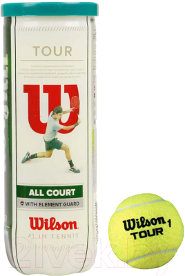 Набор теннисных мячей Wilson All Court 3B / WRT106300 (3шт)