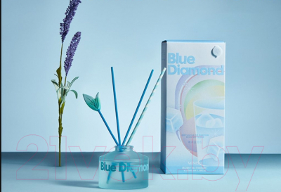 Аромадиффузор Miniso Reed Diffuser. Blue Diamond 5859 (100мл)