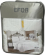 Комплект постельного белья с одеялом Efor Satin Beayz 1.5 / PB2529-S (белый) - 