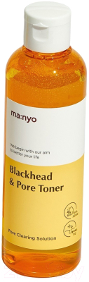 Тонер для лица Manyo Blackhead & Pore от черных точек c кислотами (210мл)