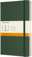 Записная книжка Moleskine Classic Large / 1127970 (120л, зеленый) - 