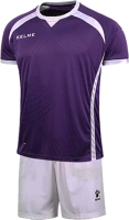 Футбольная форма Kelme Short Sleeve Football Set / K15Z211-508 (2XL, фиолетовый/белый) - 