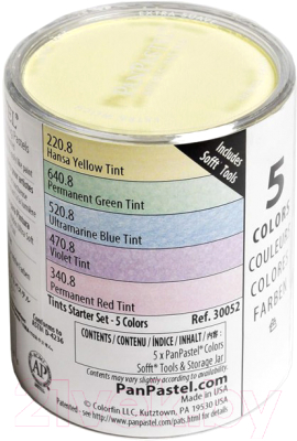 Изображение товара Набор сухой пастели PanPastel Tints / CF-PP30052 (5цв)