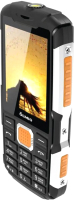 Мобильный телефон Olmio X14 / 046626 (черный/оранжевый) - 