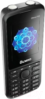 Мобильный телефон Olmio P33 / 046388 (черный)