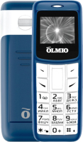 Мобильный телефон Olmio A02 / 039375 (синий/белый) - 
