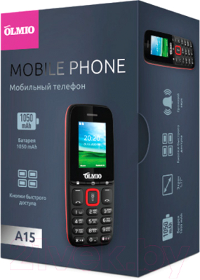 Мобильный телефон Olmio A15 / 043768 (синий)
