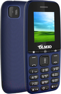 Мобильный телефон Olmio A15 / 043768 (синий)