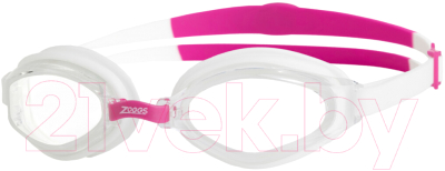 Очки для плавания ZoggS Endura Max / 461110 (белый/розовый)