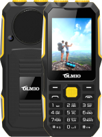 Мобильный телефон Olmio X02 / 043868 (черный/желтый) - 