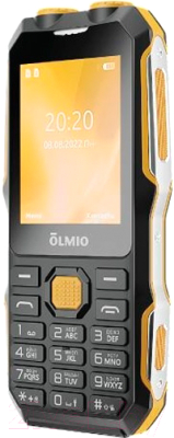 Изображение товара Мобильный телефон Olmio X02 / 043868 (черный/желтый)