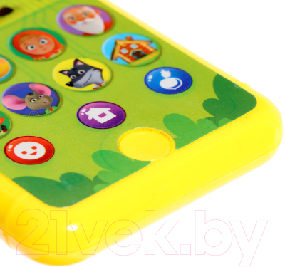 Развивающая игрушка Zabiaka Телефончик. Любимые сказки / 10111271 (желтый)