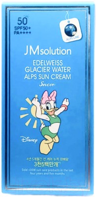 Крем солнцезащитный JMsolution Edelweiss Glacier Water Alps Moist Daisy Duck SPF50+/PA++++ (50мл)