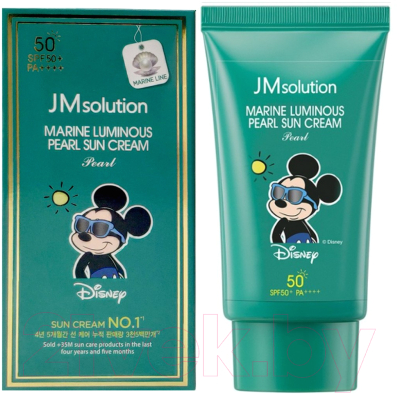 Крем солнцезащитный JMsolution Marine Luminous Pearl Sun Cream Pearl Disney MickSPF50+ PA++++ (50мл)