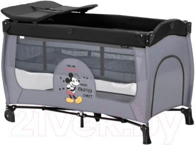 Кровать-манеж Hauck Sleep’n Play / 60069-6 (Center Mickey Mouse Grey)