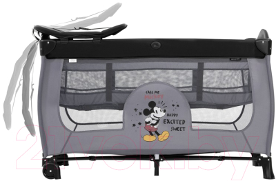 Кровать-манеж Hauck Sleep’n Play / 60069-6 (Center Mickey Mouse Grey)