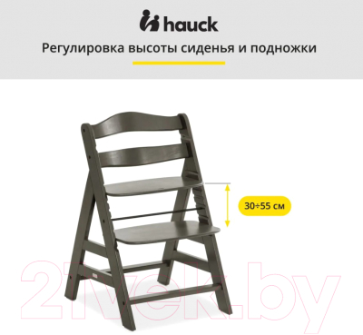 Стульчик для кормления Hauck Alpha Plus Charcoal / 66130-7