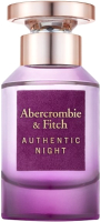 Туалетная вода Abercrombie & Fitch Authentic Night Woman (50мл) - 