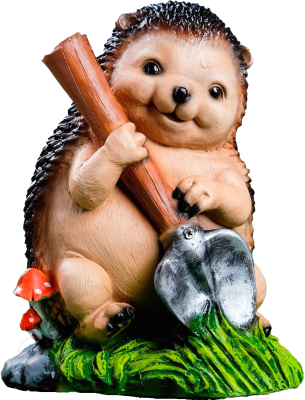 Изображение товара Фигурка для сада Хорошие сувениры Еж с лопатой / 1134662