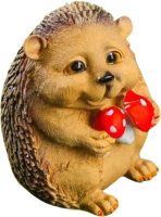 

Фигурка для сада, Ежик с грибами милый / 6780531