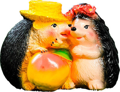 

Фигурка для сада, Ежики признание в любви / 3528571