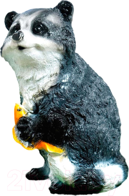 Изображение товара Фигурка для сада Хорошие сувениры Енот с рыбкой / 606265