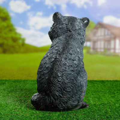 Изображение товара Фигурка для сада Хорошие сувениры Енот с рыбкой / 606265